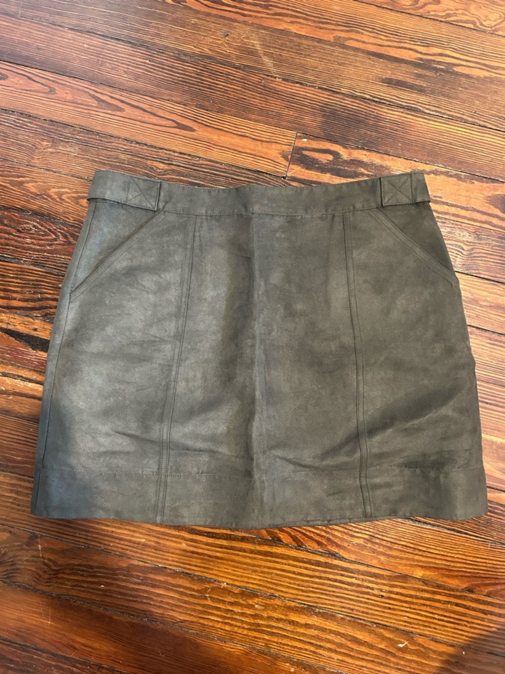 Banana Republic Faux Leather Mini Skirt